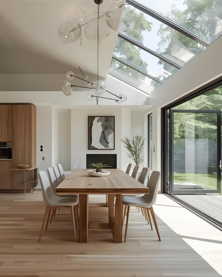 Light and sunny house extension in Fareham home.